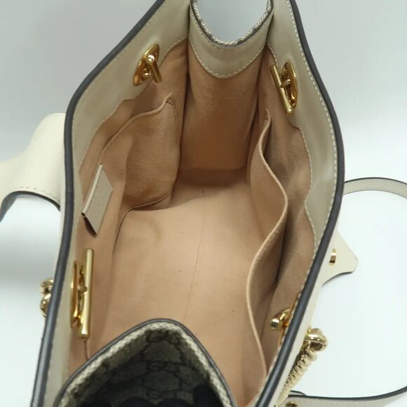 GUCCI Padlock Brown Leather Shoulder Bag 957-052825 - Picture 9 of 12